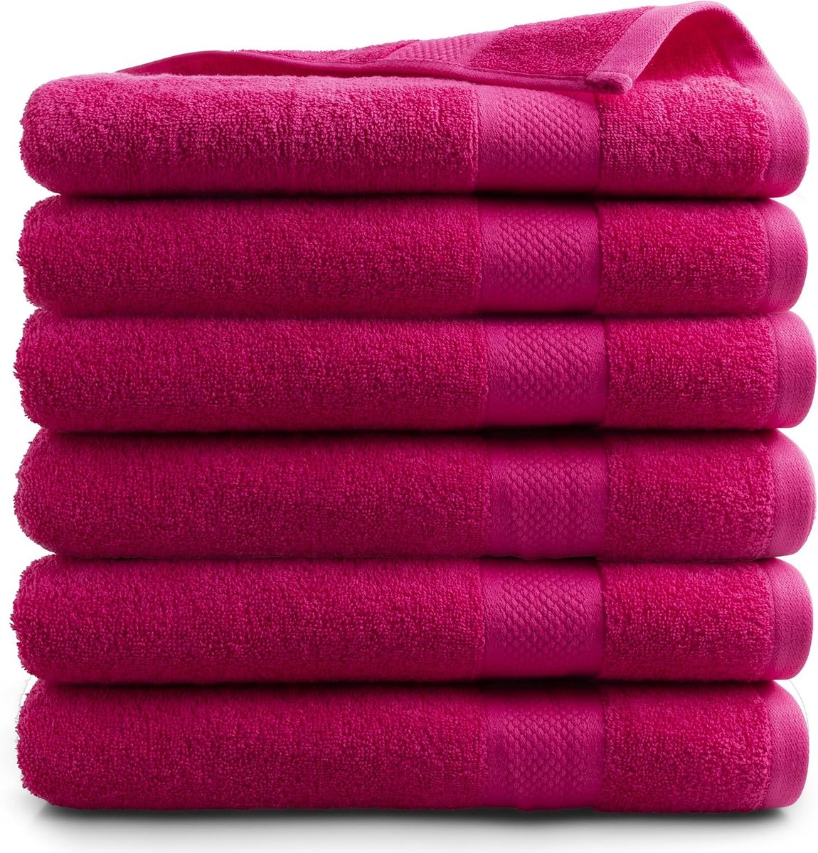 Badhanddoeken set 6-delig - 100% katoen - Oeko-Tex gecertificeerd - Luxe hotelkwaliteit - SnelShoppen