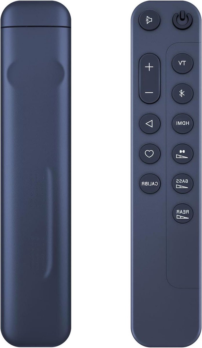 Vervangende Afstandsbediening - Soundbar Afstandsbediening - Soundbar Bediening - Geen Configuratie Nodig - 10 x 5 x 2 cm - Zwart