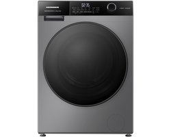 Heinner HWM-HMK1014IVTA+++ Wasmachine 10 kg – 1400 tpm – Inverter motor – Touchbediening – Allergievriendelijk – Energieklasse A – Titanium Grijs – 5 jaar garantie