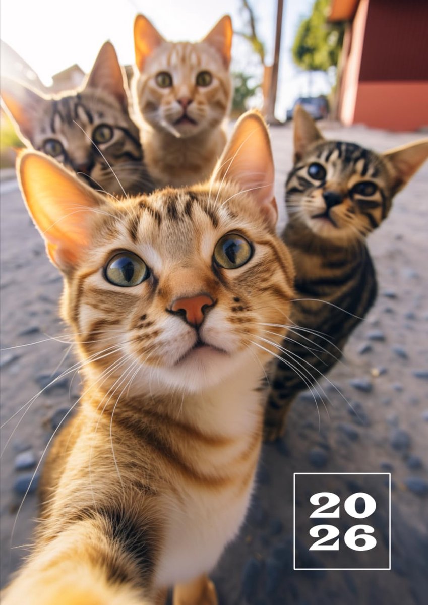 Agenda wekelijkse planner A4 - grote formaat 21x29,7 cm - 1 week op 2 pagina's - cadeau voor kattenliefhebbers - ShopVlot