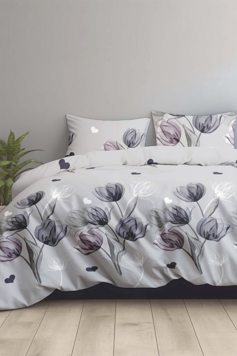 Dekbedovertrek 100% Katoen Premium - 200 x 200(220)cm - Bloom 26