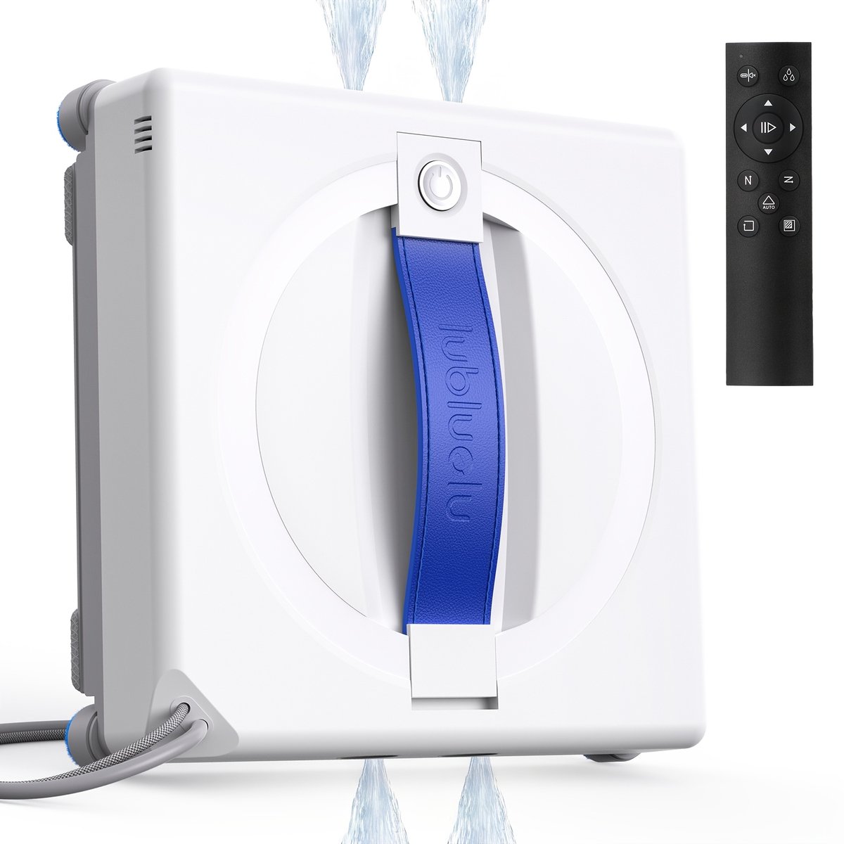 Lubluelu Ramenreiniger W100 - 7000Pa Automatische ruitenreinigingsrobot - Slimme reiniging van rand tot rand - Dubbel sproeisysteem - Antival-systeem - watersproeier met 4 koppen