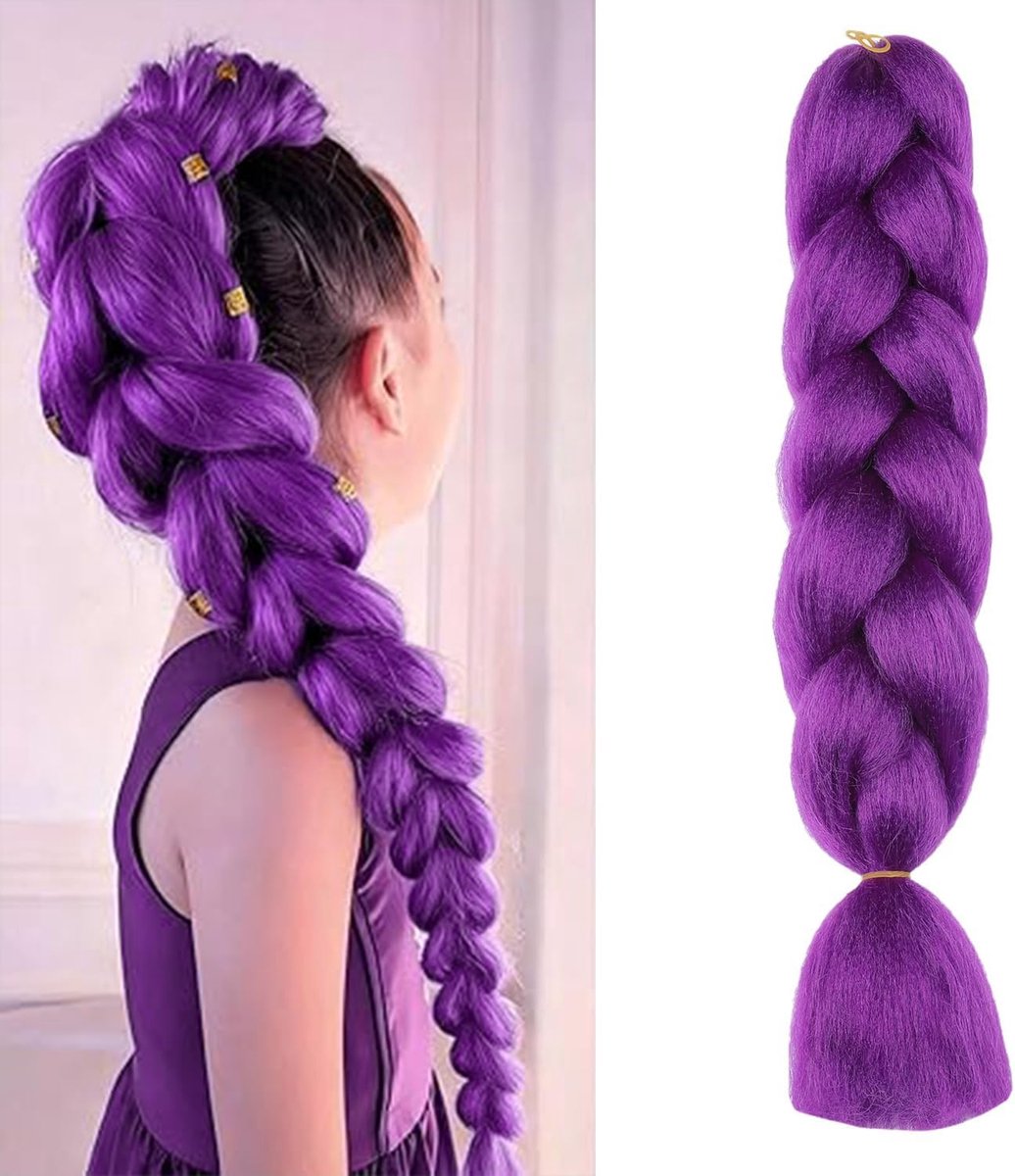 Kunsthaar zum Einflechten, Ombre Jumbo Braiding Hair 24 inch Braids