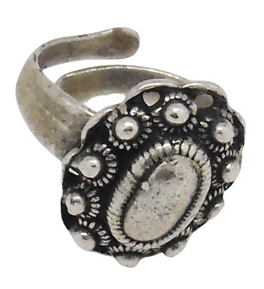 Zeeuws Meisje - Zeeuwse knop ring ovaal klein