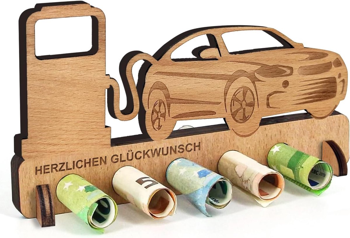verjaardagsgeldcadeau, geldcadeau voor rijbewijs, nieuwe auto