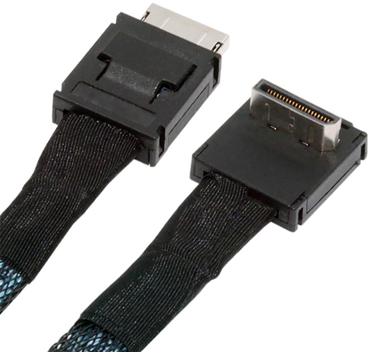 Hoekige 90 Graden OcuLink PCIe 4.0 Pci- Sff-8611 4i naar Sff-8611