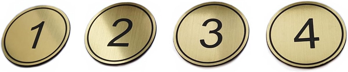 gegraveerd 5cm ronde tafel nummers (1-25) pubs restaurants clubs