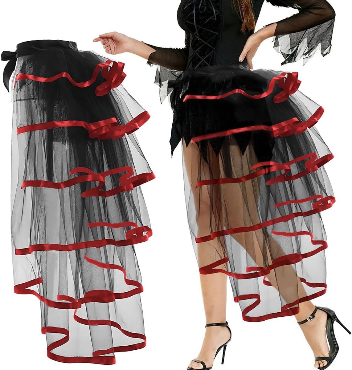 Steampunk kostuums, tutu lang, carnavalskostuums dames, Cc, 1
