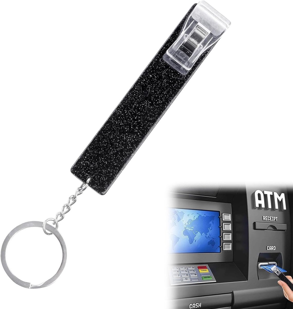 Creditcardtang, creditcardtrekker, sleutelhanger, sleutelhanger