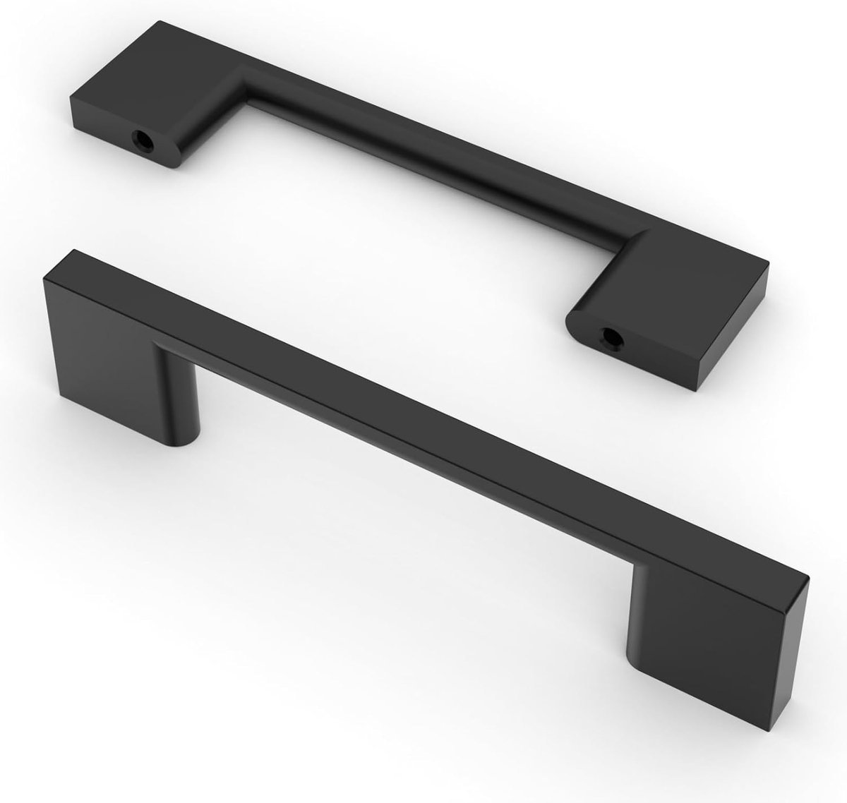9Build 10 stuks kastgrepen, zwart, gatafstand 96 mm, handgrepen voor
