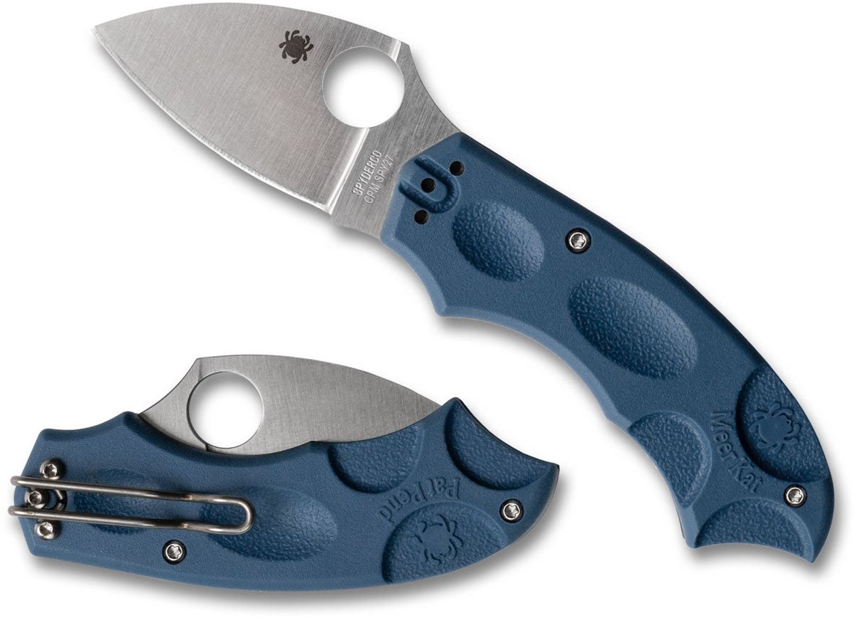 PREORDER - Spyderco Meerkat Cobalt Lightweight CPM SPY27 PE