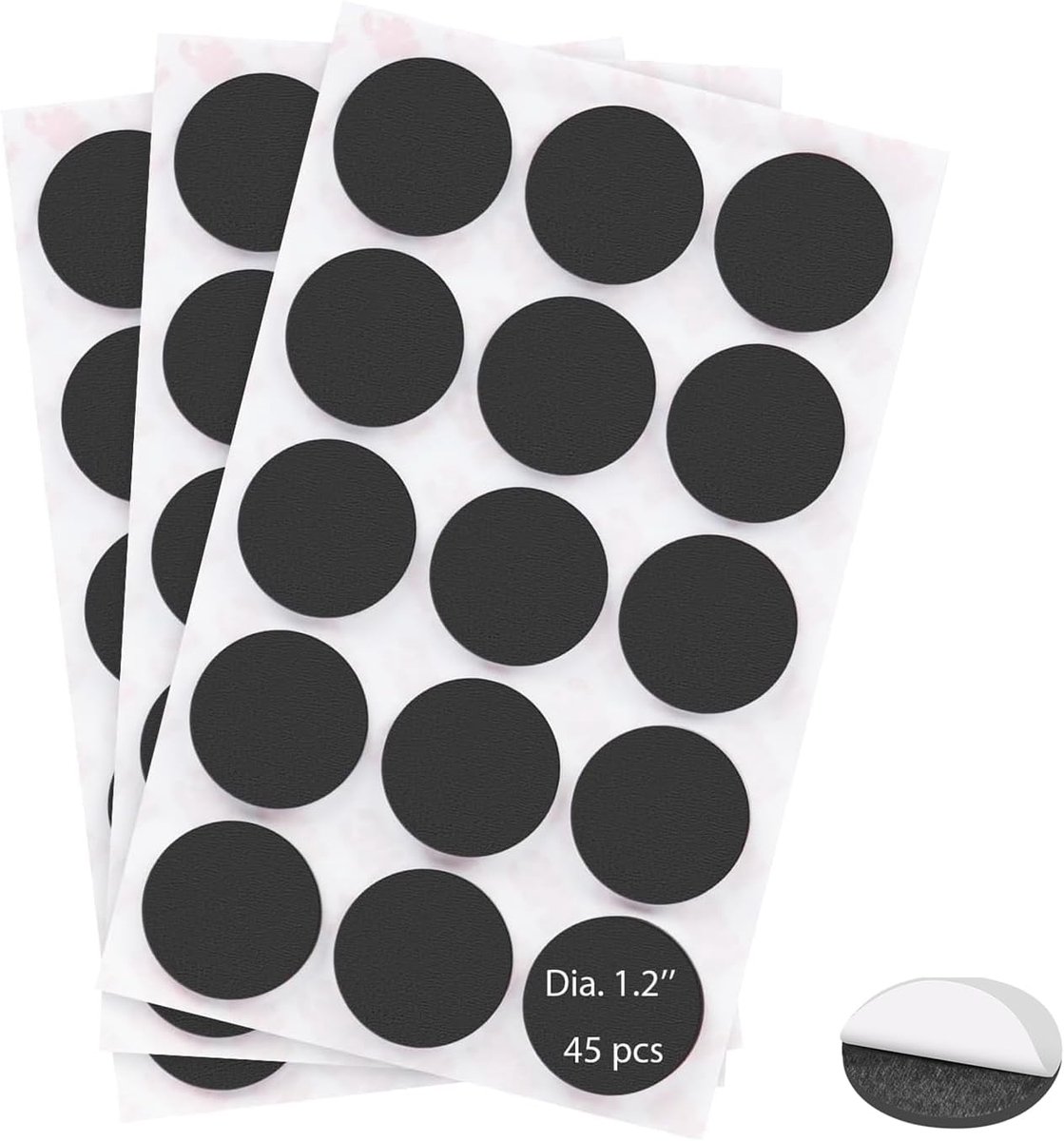 Magnetische stippen/zelfklevende magneet voor cirkel | 45 stuks 30 mm | Peel & Stick met zelfklevende achterkant | Alternatief voor Stickers Strip en Tape | voor Craft DIY Keuken en Koelkast