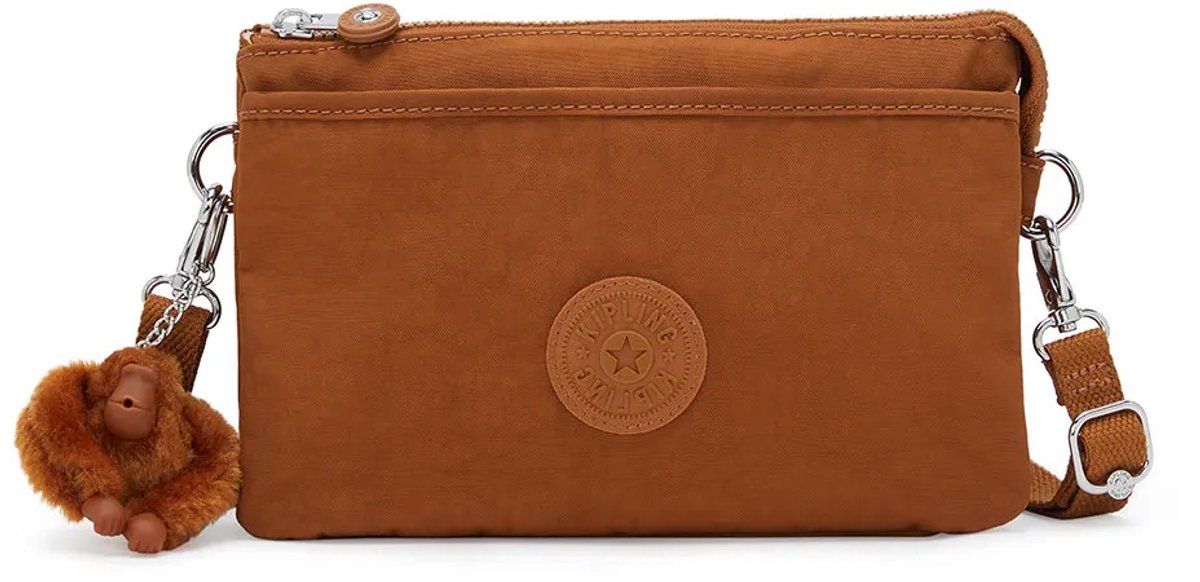 Kipling Riri Schoudertas Bruin Man