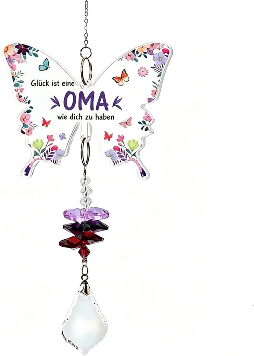 Zonnevanger, vlinder, acryl, kleur, cadeau voor verjaardag, vrouw, verjaardag, oma, cadeau voor dames, verjaardag, mama, cadeau-idee voor dames