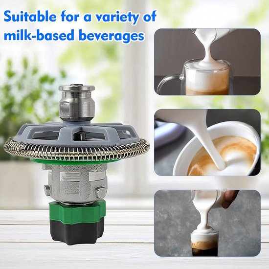 1 stuk melkopschuimer voor Thermomix TM5 TM6, metaalmateriaal, diameter 6,7 cm, keukenaccessoires, herbruikbaar, geschikt voor koffie, melk en sojamelk — afbeelding 3