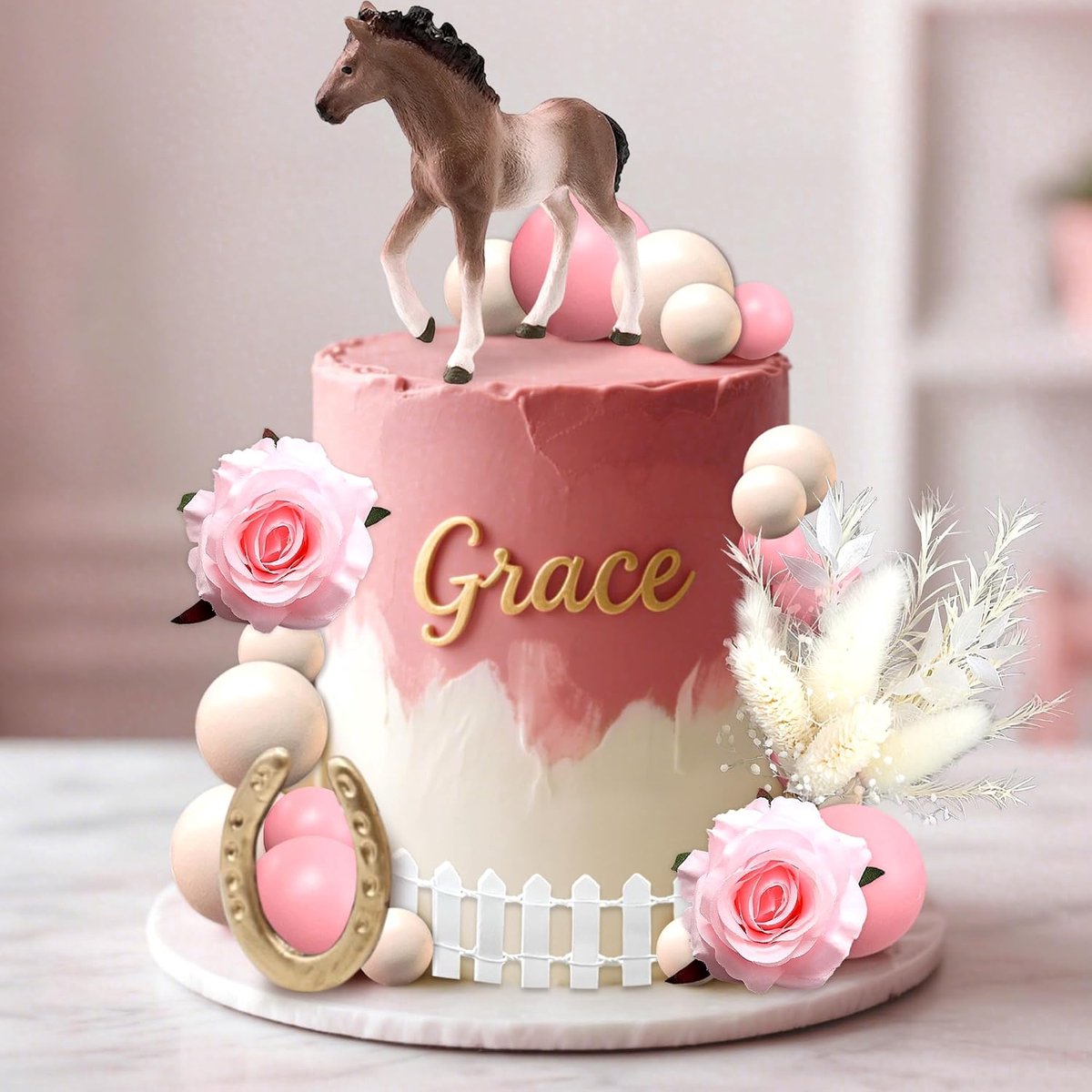 bloemen paard taarttopper decoraties rodeo western feestthema decoraties | bloemen paard taarttopper decoraties rodeo western feestthema decoraties voor paarden cowgirl verjaardag trouwfeest