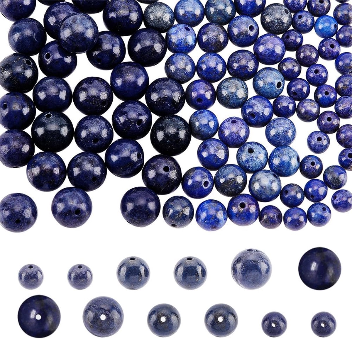 Kralen natuurlijke Lapis Lazuli kralen, 6mm/8mm/10mm natuurlijke