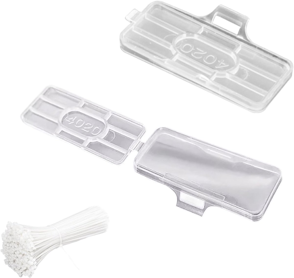 50 stuks kabeletiketten, waterdichte kabe, kabelbelettering voor markering, sortering