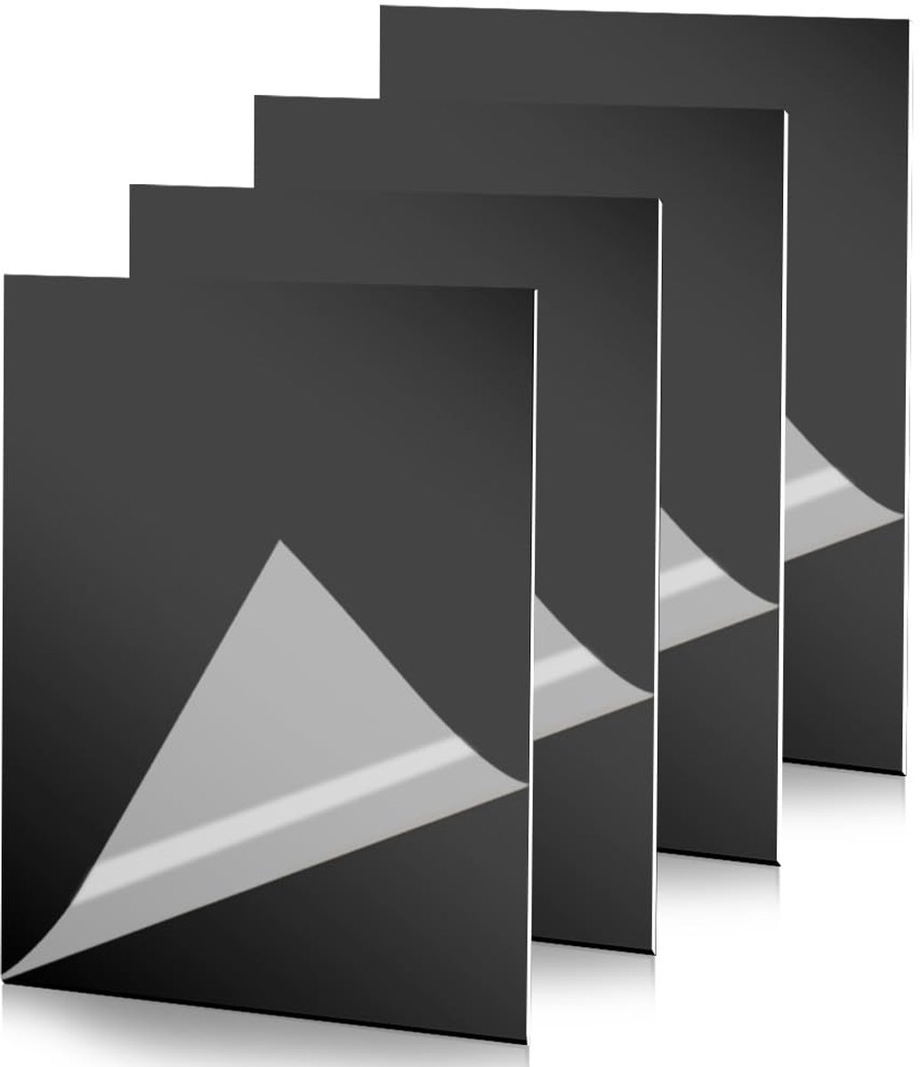 4 stuks lasergraveerplaat, 30 x 20 cm kunststof plaat, lasermateriaal