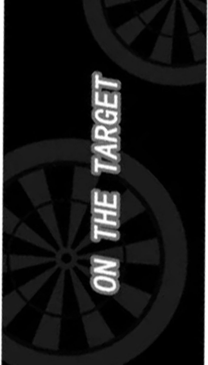 Dartmat met Werplijn - Dartvloer Antislip - Trainen en Spelen - Gestandaardiseerde Werplijnen - 300 x 33 cm - Grijs — afbeelding 5