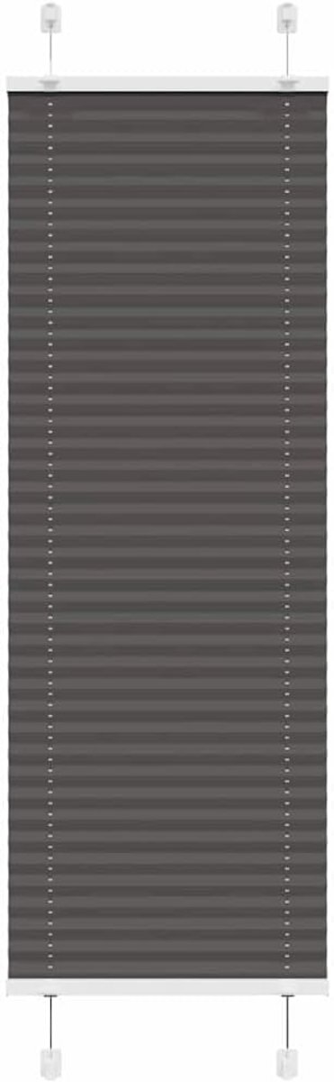 Plissé voor ramen, 100% polyester, zicht- en zonwerend, rolgordijn met klemdragers en schroeven, elegant design voor woonkamer, slaapkamer en kantoor