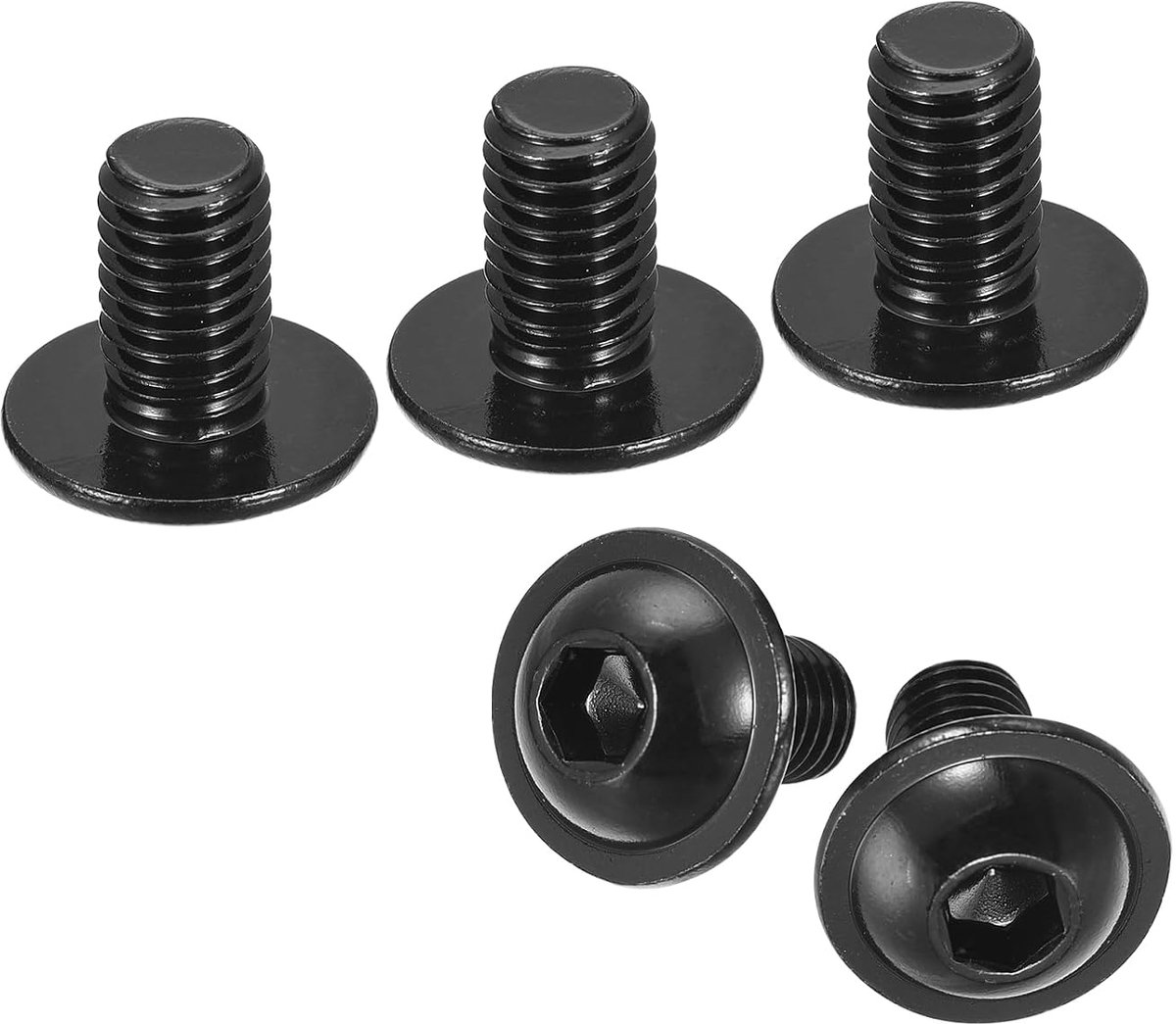Zeskantkopschroeven met kraag, 25 stuks, M8 x 14 mm