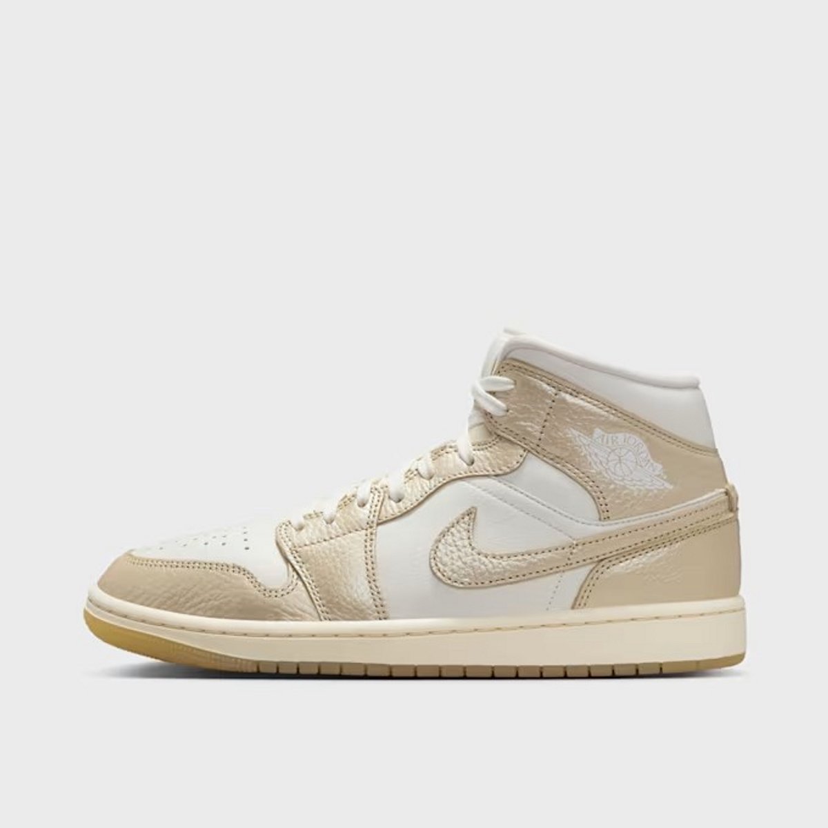 Jordan 1 Mid Parelmoer Sail Goud