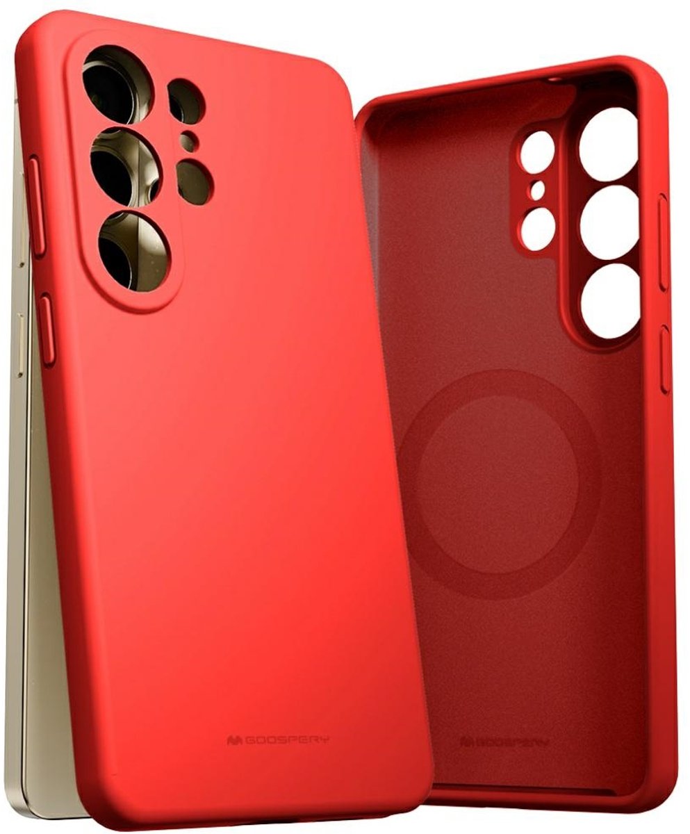 Mercury Pure Magsafe Hoesje Voor Galaxy S26 Ultra Red Met Sterke Magnetische Kracht
