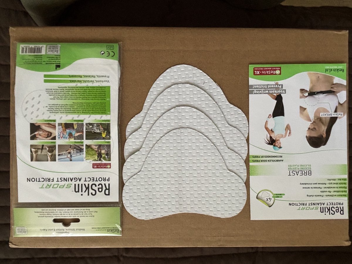 Breast Patch (4 stuks), Herbruikbare pleister ter voorkoming van huidirritatie als intertrigo wat vaak onder de borst optreedt