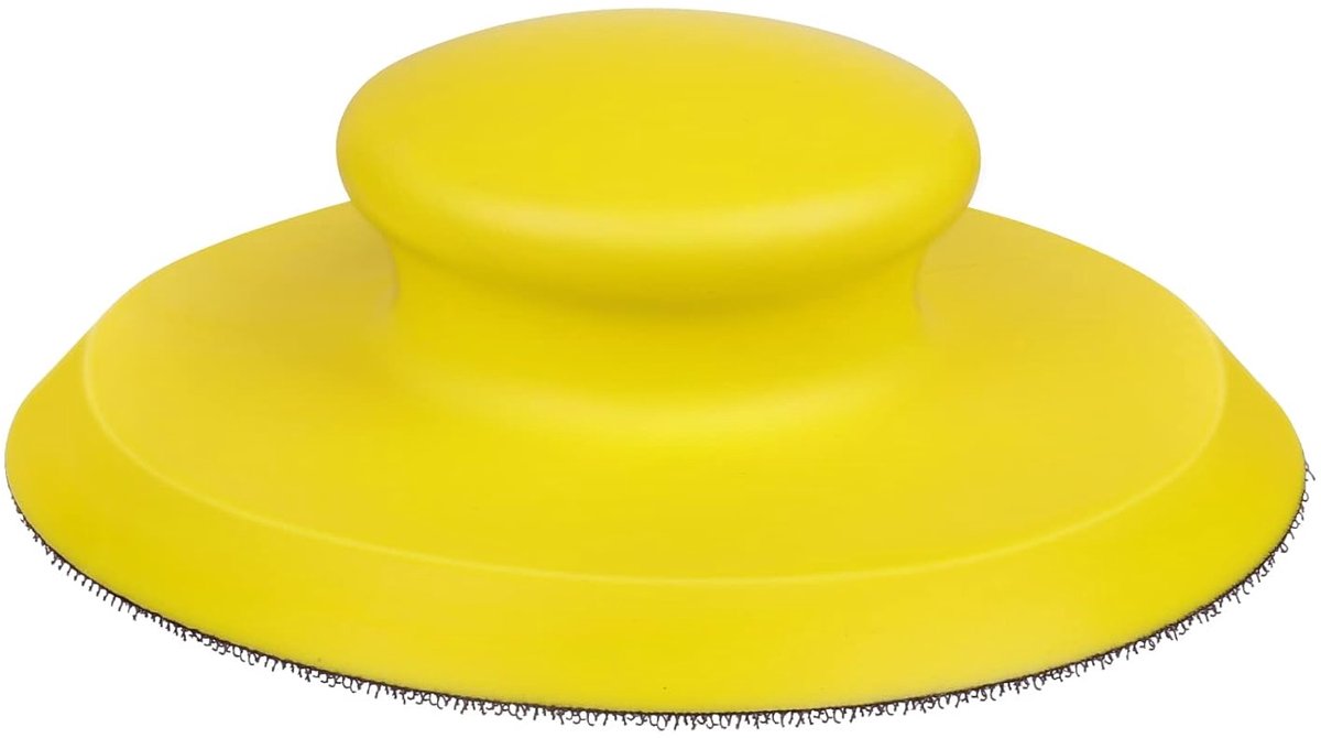 Schuurblok met klittenband (15,2 cm) , haak en lus, handschuurblok, muisvormige polijstschijf, handpad voor slijpwerkzaamheden