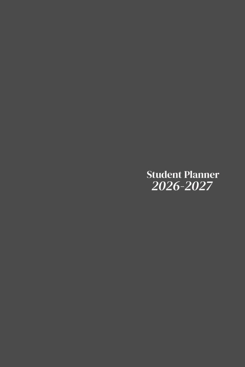 Studentenplanner 2026-2027 - Agenda voor middelbare school - August 2026 - juli 2027 - Perfect voor studieplanning - ShopVlot