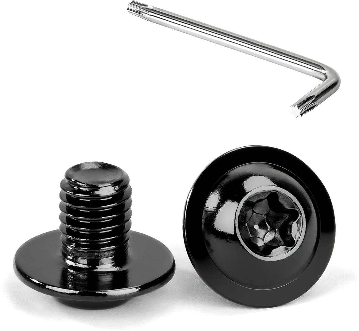 Lenskopschroeven met flens Trox M8 x 10 mm Zwart Lenskopschroeven