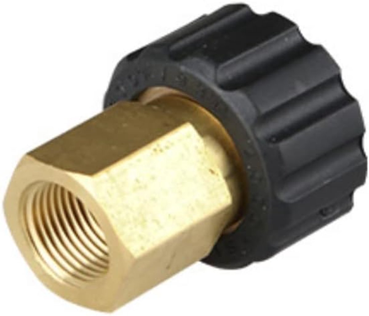 SnelShoppen - 1PCS Drukreiniger Adapter Kit, 3/8" Vrouwelijk naar M22 Vrouwelijk Drukreiniger Verbinder Tuinslang Snelle Aansluitingen, Hoogwaardige M