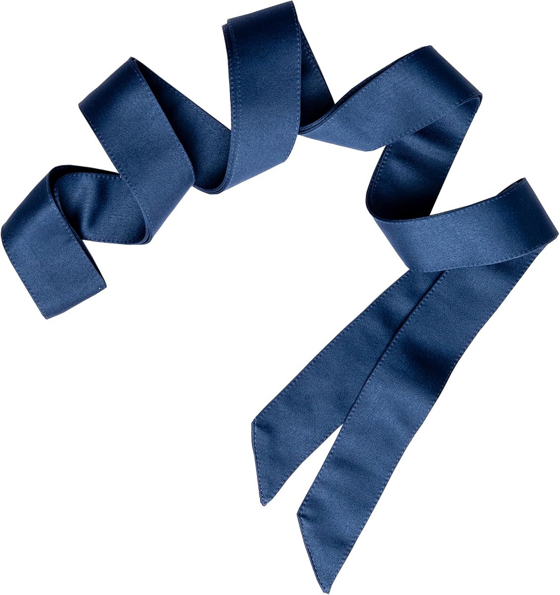 Deluxe Damesriem voor dames, satijnen sjerp, tailleband, strik