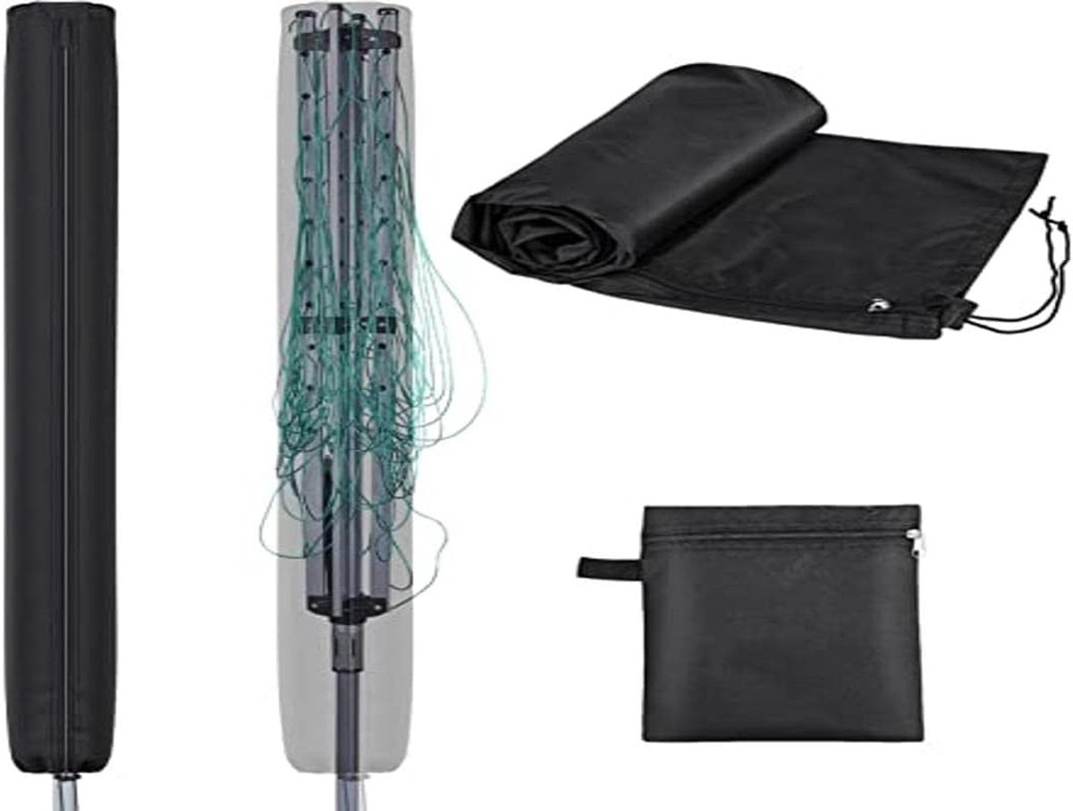Beschermhoes droogmolen 180 cm - 420D waterdicht materiaal - UV-bestendig - Ideaal voor alle weersomstandigheden - ShopVlot