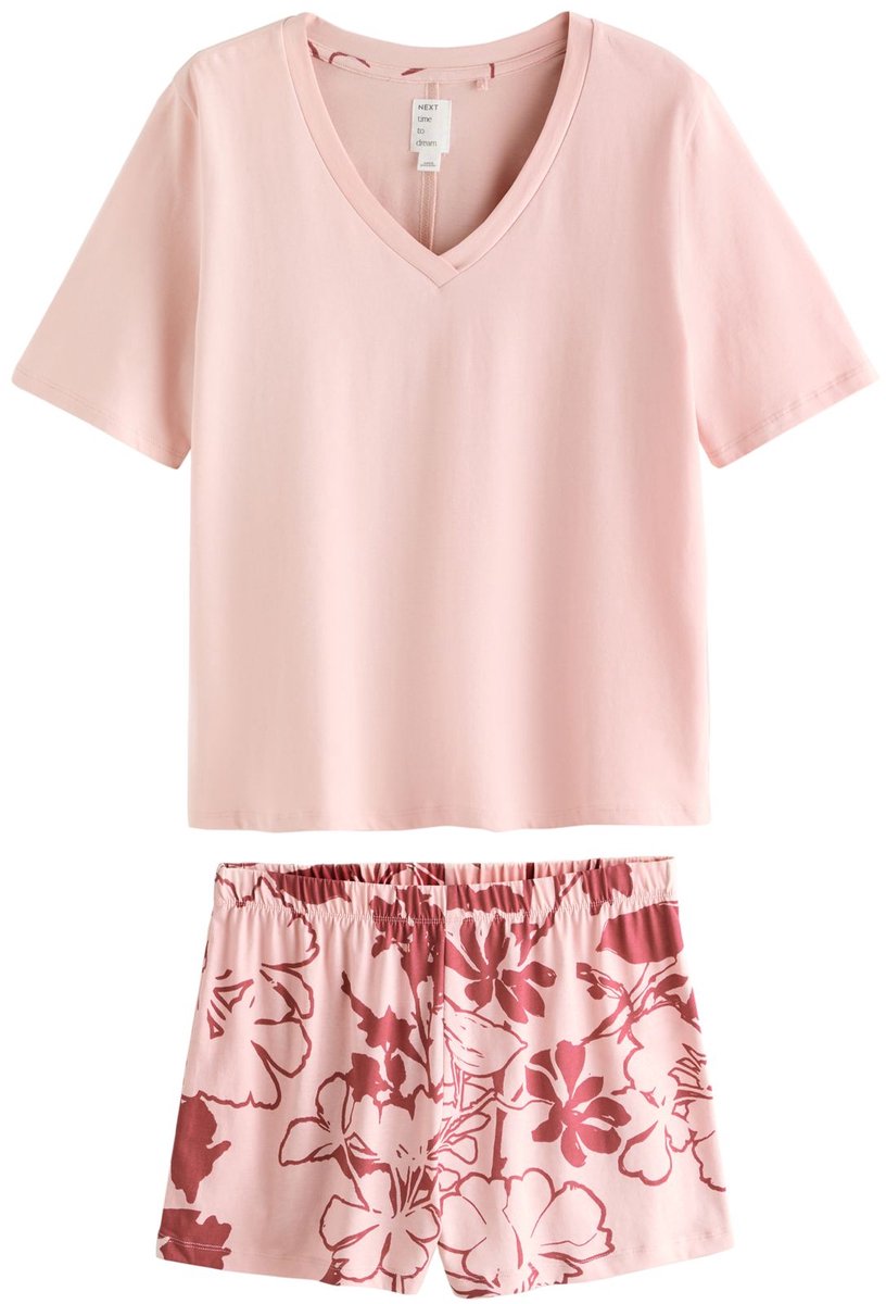 Next - Dames - Pyjama met short - Roze