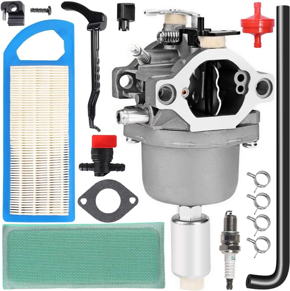 799727 698620 Vervanging van de carburateur voor Briggs & Stratton 794572 14HP 15HP 16HP 17HP 17,5 HP 18HP Intek Engines Grasmaaier Tractor Nikki Carb met Luchtfilter Bougie