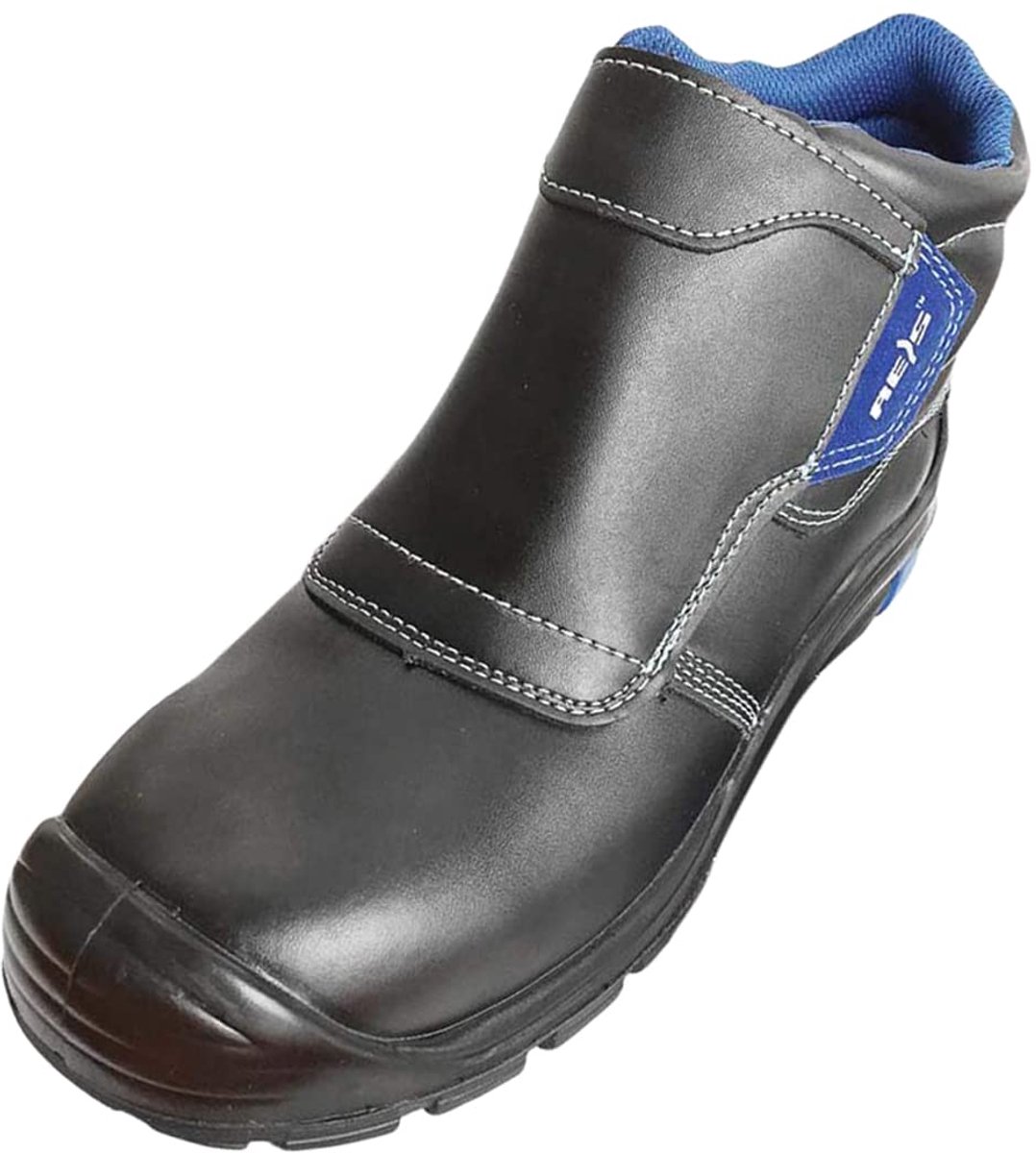Veiligheidsschoenen Composite Power 44 - Zwart-Blauw - Warmtebestendig - Ideaal voor laswerkzaamheden - SnelShoppen