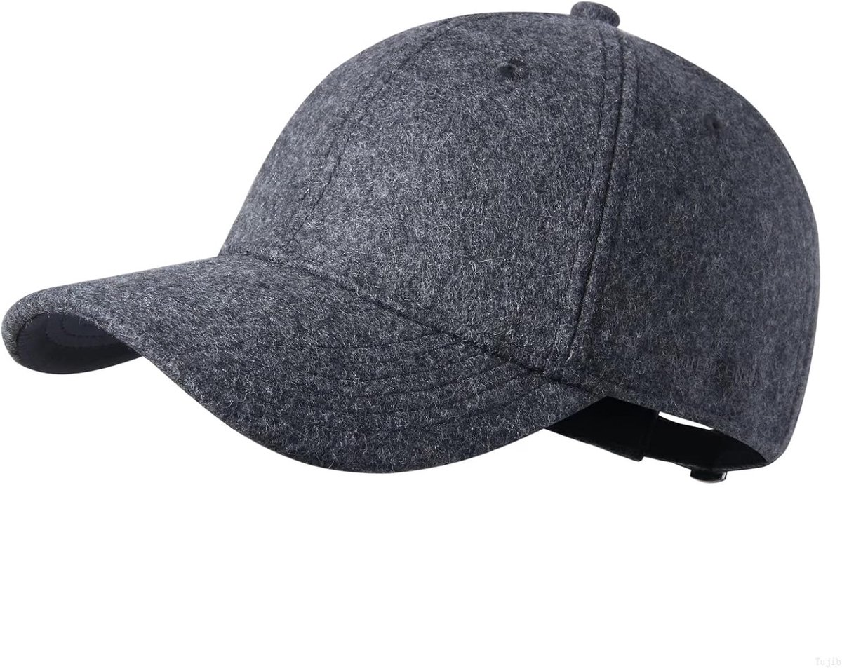 Winter Baseball Caps Unstructured Wollen Muts Warm Unisex