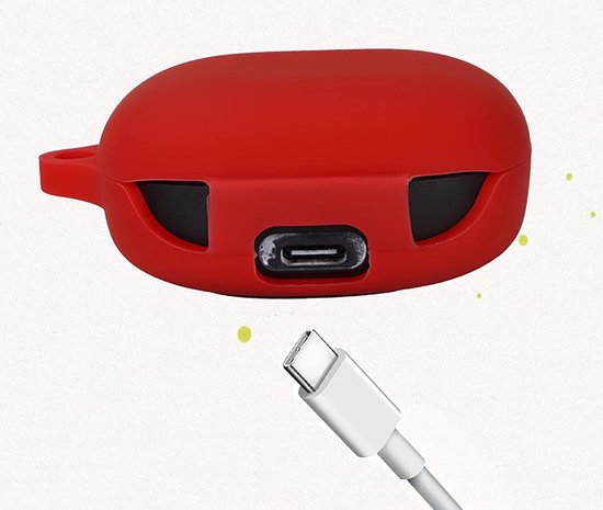 Cilicone hoes voor JBL Wave 300TWS, ultradunne zachte hoes, slim fit, valbestendig, niet gemakkelijk vuil - roze — afbeelding 3