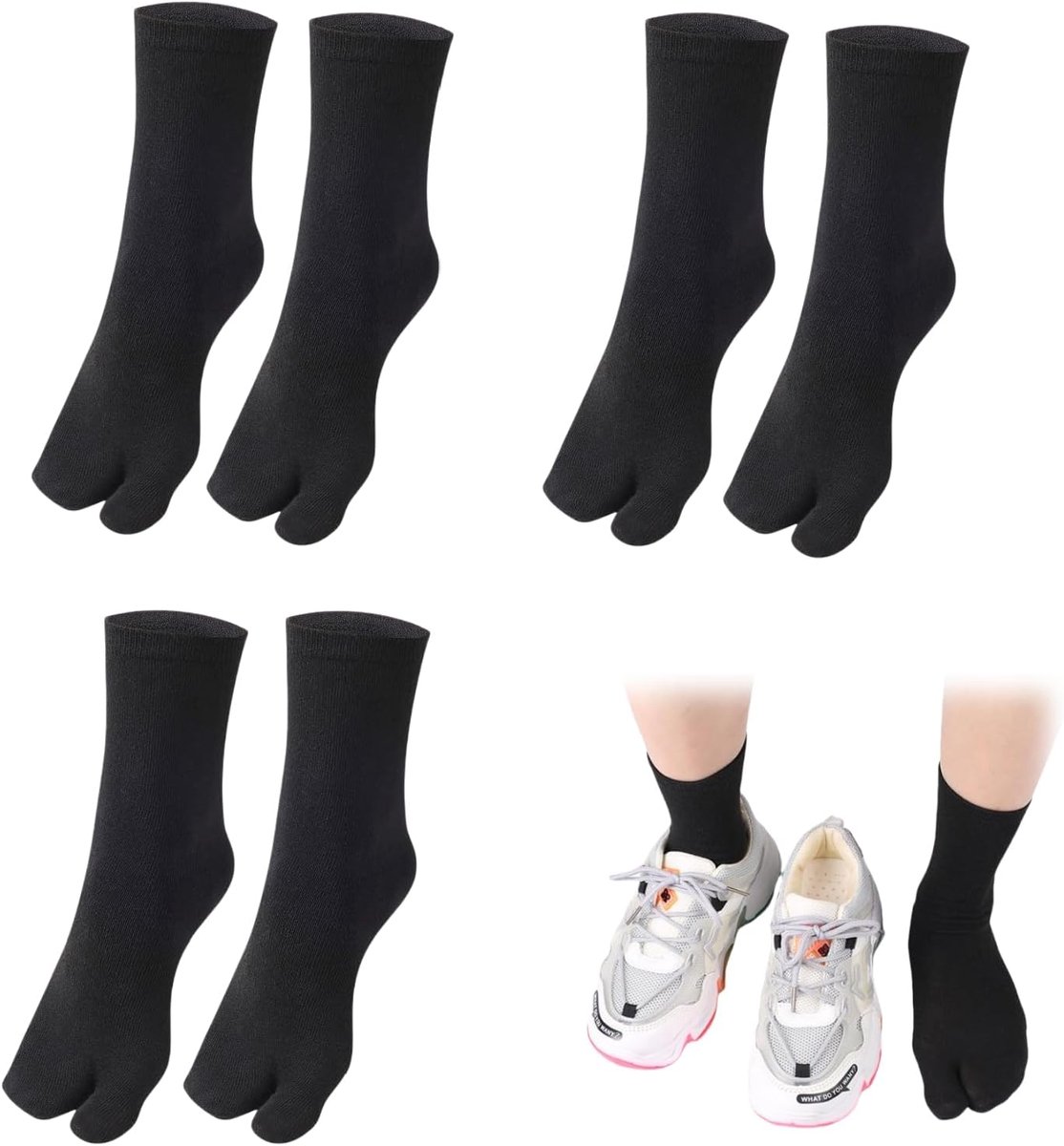 Tabi Teenslippers voor dames en heren, uniseks, Japanse Geta-sokken