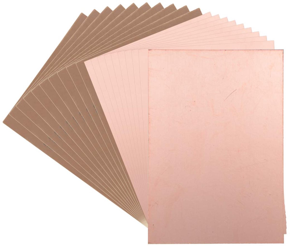 sourcing map 3 stuks 300 x 200 mm eenzijdig kopergecoat geplateerd PCB printplaat FR4 1,2 mm, 20pcs 100x70mm Einseitig