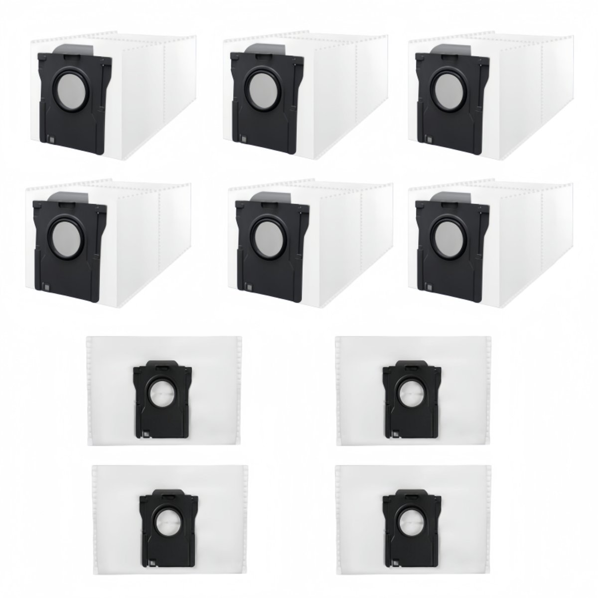10 Stuks Stofzakken Geschikt voor Dreame D20 Plus & D20 Pro Plus - Vervangt RDB17 - 3L Stofzuigerzakken voor Afzuigstation