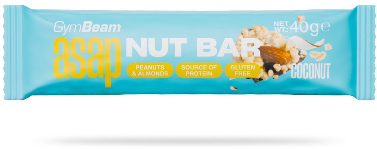 GymBeam ASAP notenreep 40 g kokosnoot