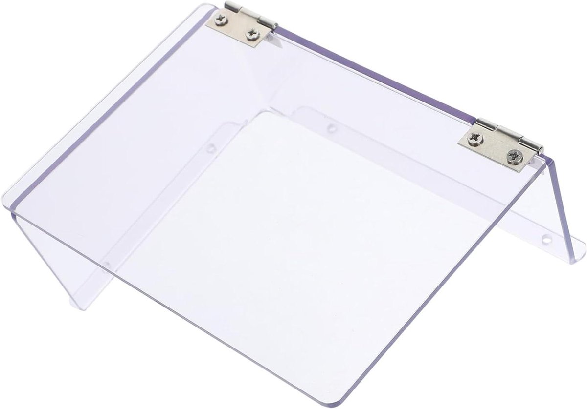Deurbel Regenhoes - Beschermhoes Deurbel - Deurbel Beschermen - Waterdicht Acryl - 15 x 11 x 6.3 cm - Transparant