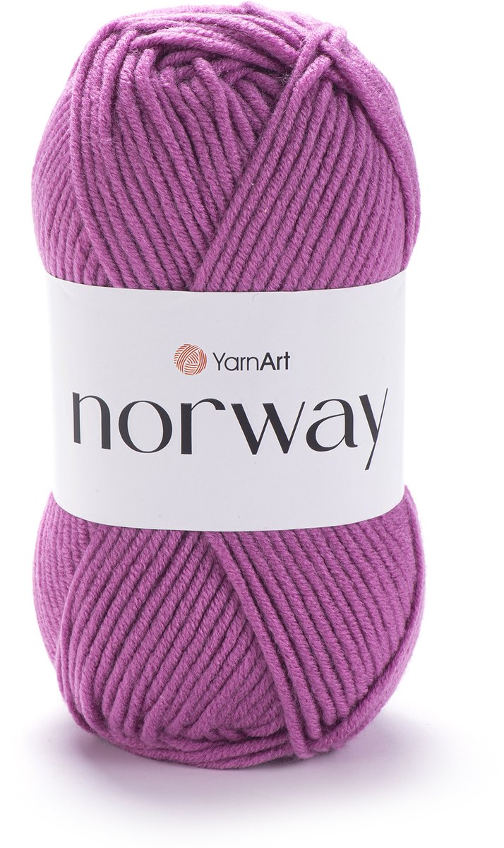 YarnArt Norway – Dik acryl garen – 100g – 105m – voor breien en haken – wintergaren - Kleur 849