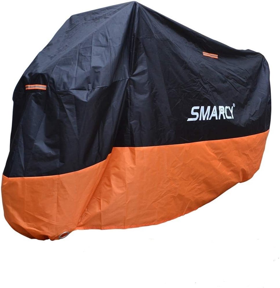 Omgoods - XXL Motorfiets Beschermhoes - Zwart en Oranje Polyester