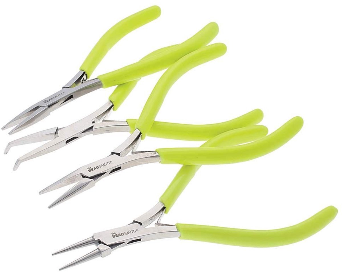 Omgoods - Eurotool Beadsmith Microfine Pliers Set van 4 met Etui