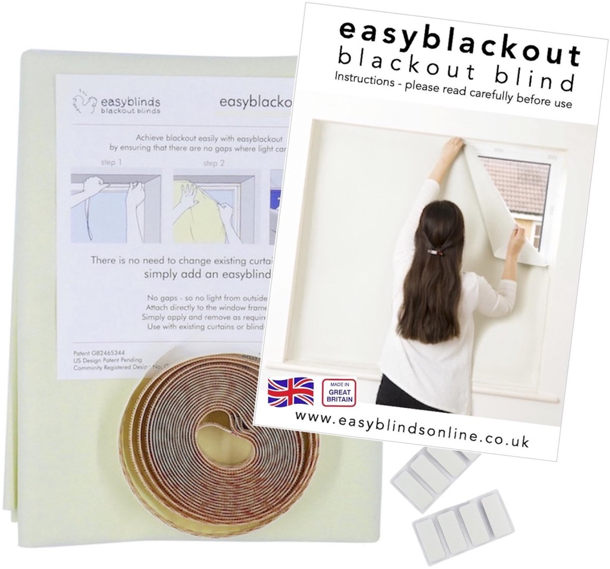 Omgoods - Easyblackout Blackout Rolgordijn - Geen Licht Doorlatend 250 x 135 cm Crème
