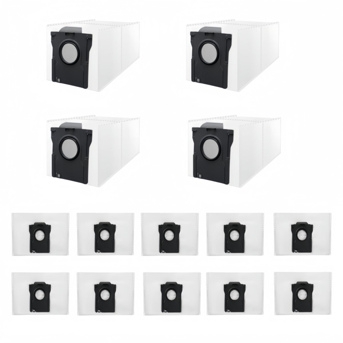 14 Stuks Stofzakken Geschikt voor Dreame D20 Plus & D20 Pro Plus - Vervangt RDB17 - 3L Stofzuigerzakken voor Afzuigstation